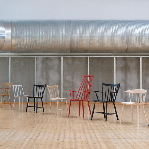 J77 Chair Solid beech base